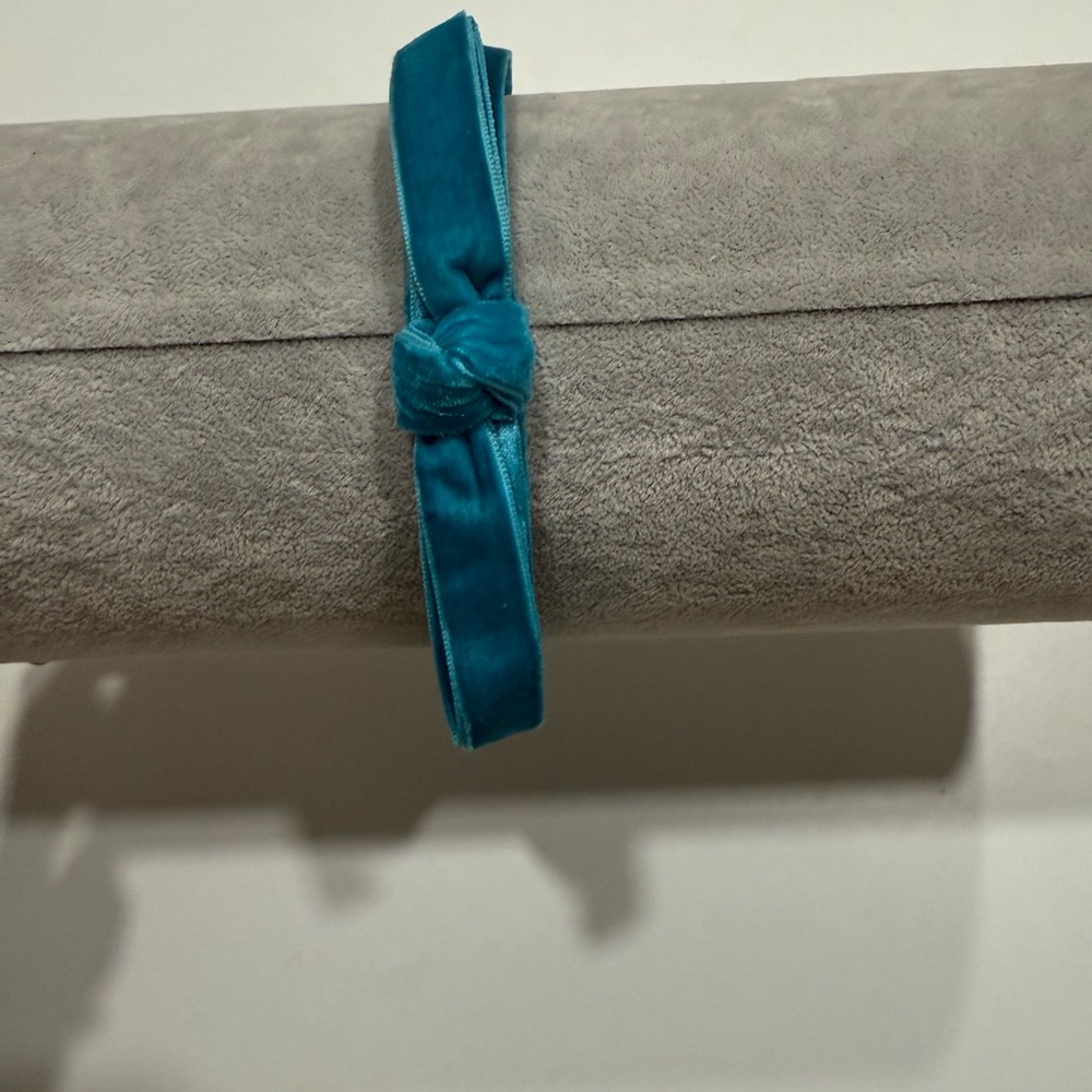 Lele Sadoughi Bardot Teal Headband